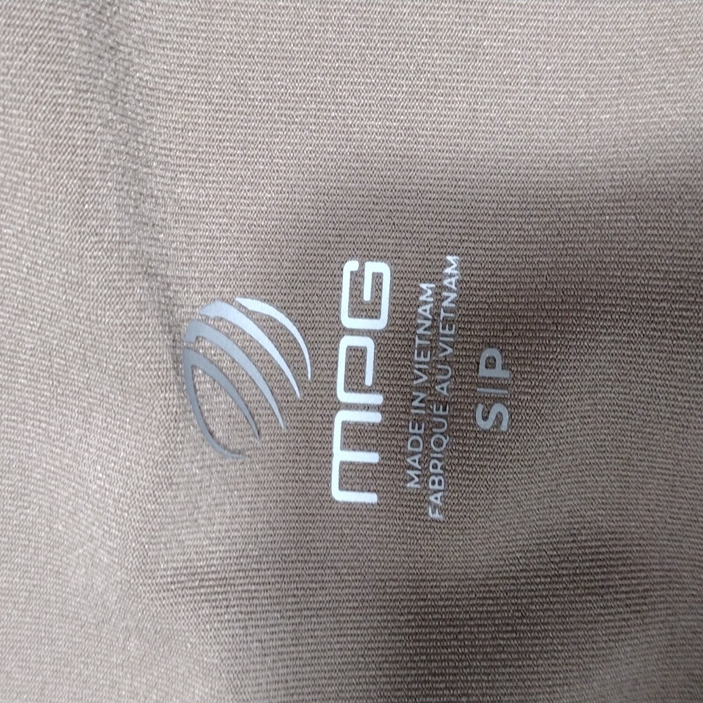NWT Mpg Sport Avail Deep Taupe High Waisted Bike Short Women Size Small - Picture 10 of 10